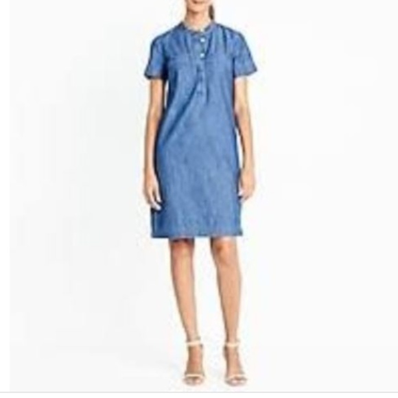 J. Crew Dresses & Skirts - J.Crew XS Denim Chambray Shirtdress Short Dress